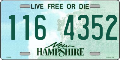 NH license plate 1164352