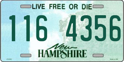 NH license plate 1164356
