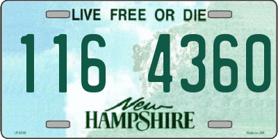 NH license plate 1164360