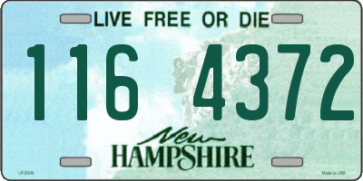 NH license plate 1164372