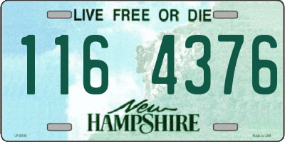 NH license plate 1164376