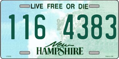 NH license plate 1164383