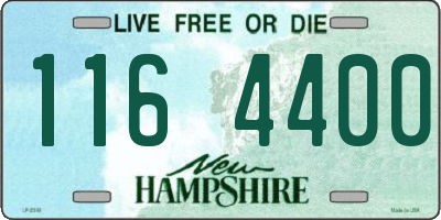 NH license plate 1164400