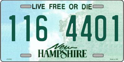 NH license plate 1164401