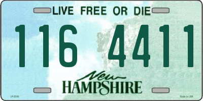 NH license plate 1164411