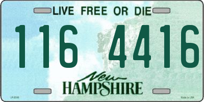 NH license plate 1164416