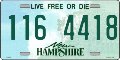 NH license plate 1164418