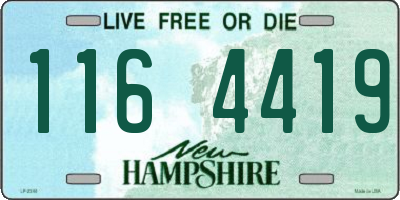NH license plate 1164419