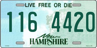 NH license plate 1164420