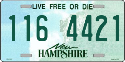 NH license plate 1164421