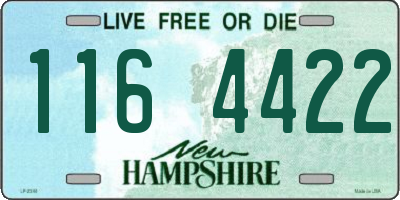 NH license plate 1164422