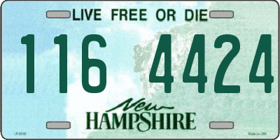NH license plate 1164424