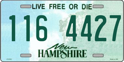 NH license plate 1164427