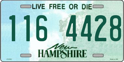 NH license plate 1164428