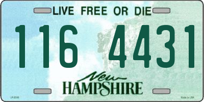 NH license plate 1164431