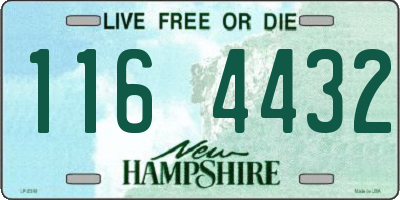 NH license plate 1164432