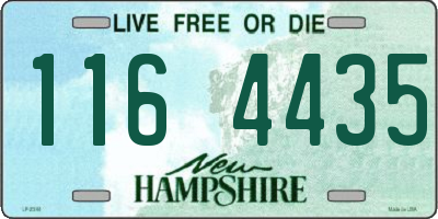 NH license plate 1164435