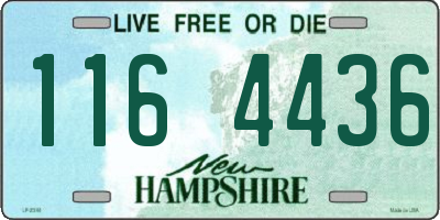 NH license plate 1164436