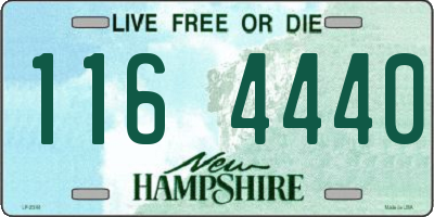 NH license plate 1164440