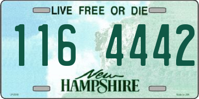 NH license plate 1164442
