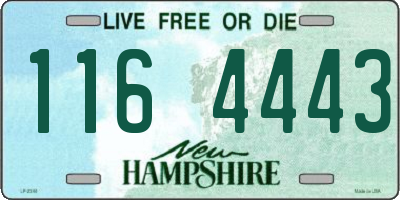 NH license plate 1164443
