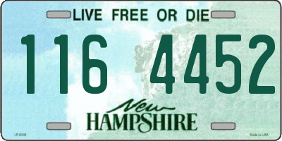 NH license plate 1164452