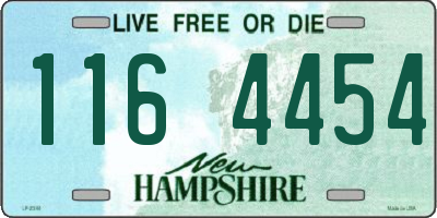 NH license plate 1164454