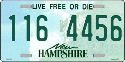 NH license plate 1164456