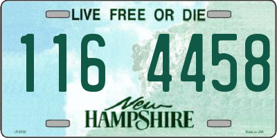 NH license plate 1164458