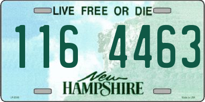 NH license plate 1164463