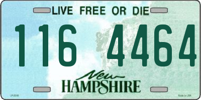 NH license plate 1164464