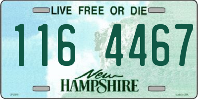 NH license plate 1164467