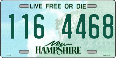 NH license plate 1164468