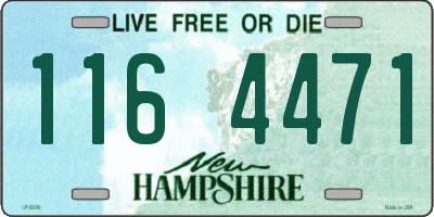 NH license plate 1164471