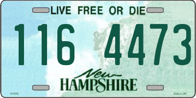 NH license plate 1164473