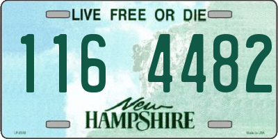NH license plate 1164482
