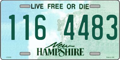 NH license plate 1164483