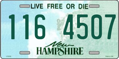NH license plate 1164507
