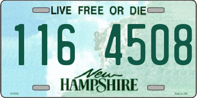 NH license plate 1164508