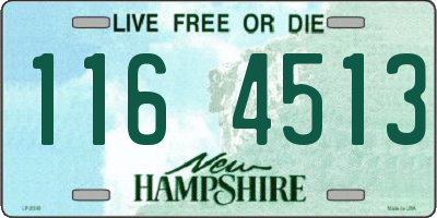 NH license plate 1164513