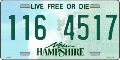 NH license plate 1164517