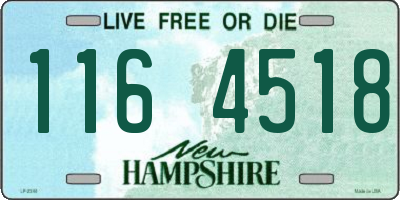 NH license plate 1164518