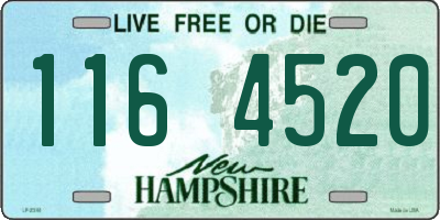 NH license plate 1164520