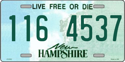 NH license plate 1164537