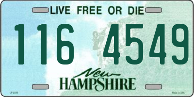 NH license plate 1164549