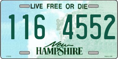 NH license plate 1164552