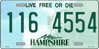NH license plate 1164554