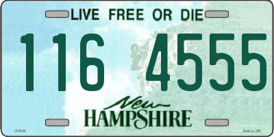 NH license plate 1164555