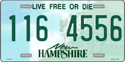 NH license plate 1164556