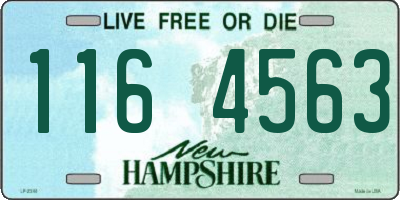 NH license plate 1164563